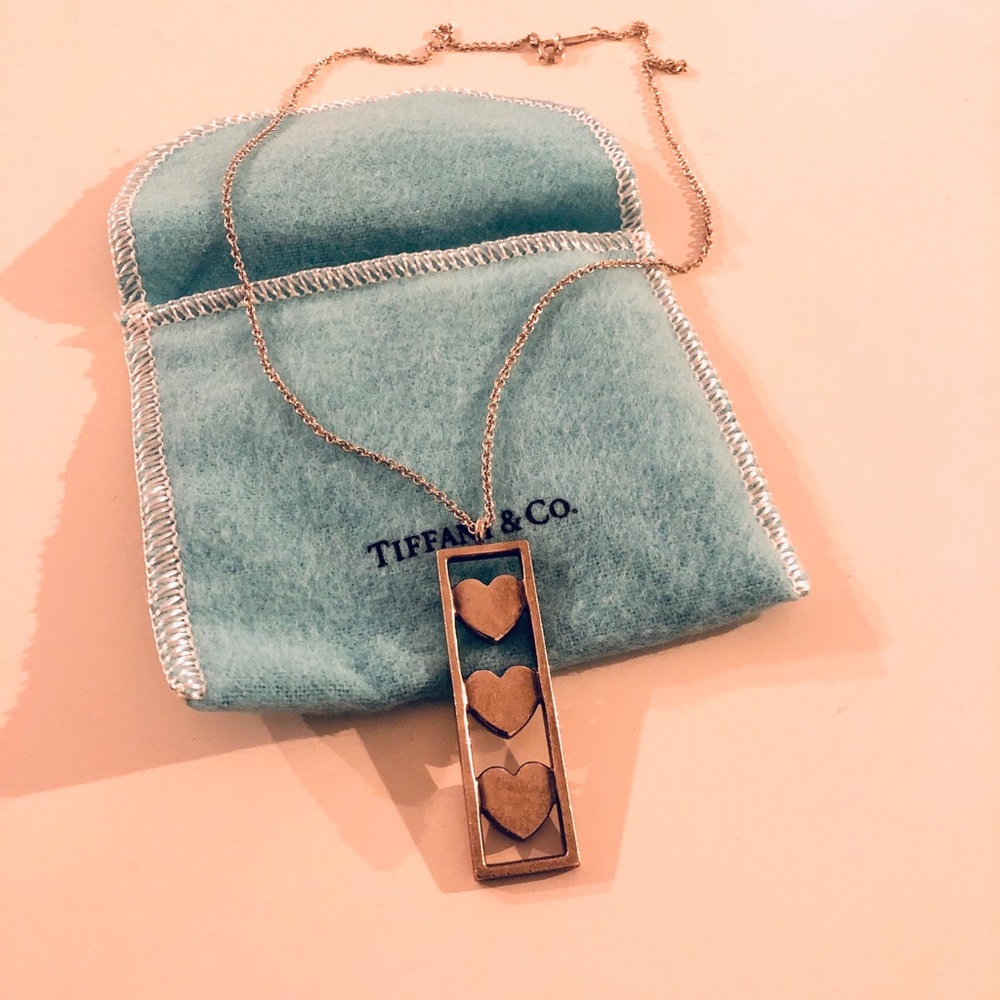 Tiffany & Co Three Heart Necklace